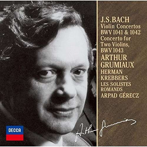 Cover for Arthur Grumiaux · J.S.Bach: Violin Concertos (CD) [Japan Import edition] (2021)