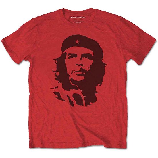 Che Guevara Unisex T-Shirt: Black on Red - Che Guevara - Koopwaar -  - 5056170695381 - 