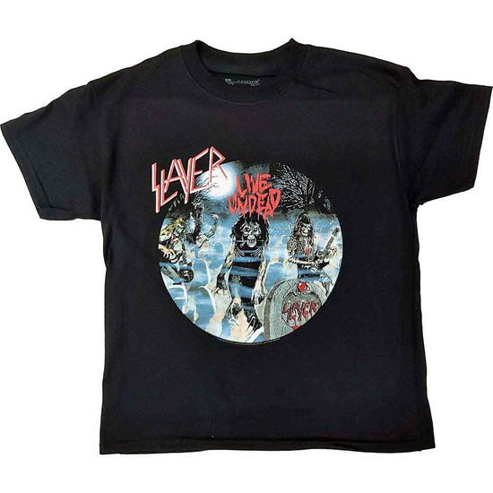 Slayer Kids T-Shirt: Live Undead (12-13 Years) - Slayer - Mercancía -  - 5056368654381 - 