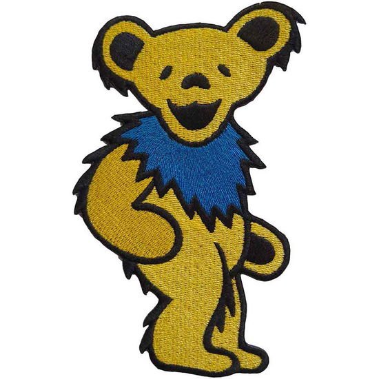 Grateful Dead Standard Woven Patch: Yellow Dancing Bear - Grateful Dead - Fanituote -  - 5056561000381 - 