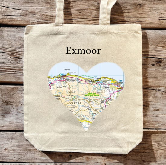 Cover for OS Map Premium Canvas Tote Bag - Exmoor National Park (MERCH) (2025)