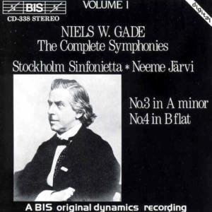 Cover for Gade / Jarvi / Stockholm Sinfonietta · Symphonies 3 &amp; 4 (CD) (1994)