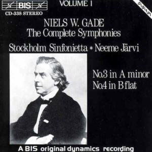 Symphonies 3 & 4 - Gade / Jarvi / Stockholm Sinfonietta - Musikk - Bis - 7318590003381 - 25. mars 1994