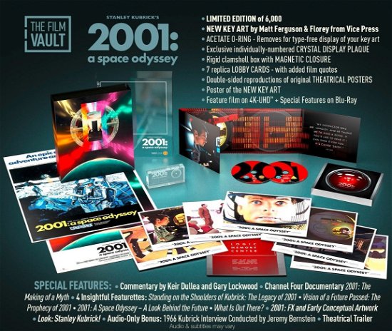 Cover for 2001: A Space Odyssey (4K Ultra HD/BD) [Limited Vault edition] (2023)