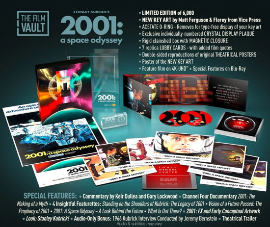 Cover for 2001: A Space Odyssey (4K Ultra HD/BD) [Limited Vault edition] (2023)