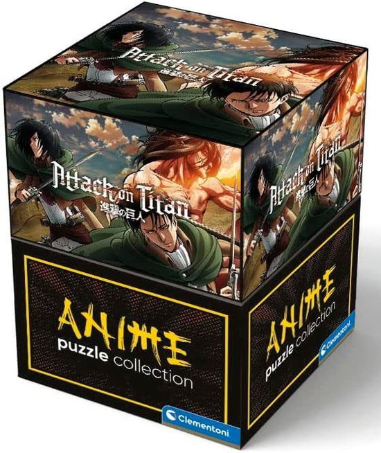 Cover for Anime · Puslespil Anime Attack On Titans CUBE, 500 brikker (Puslespill) (2023)