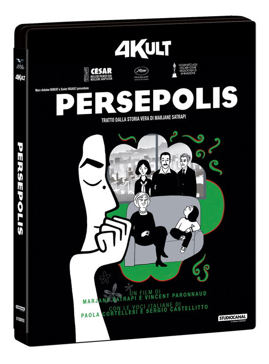 Cover for Persepolis - 4Kult (4K+Br) + Card Numerata + Booklet (4K Ultra HD/BD) (2024)