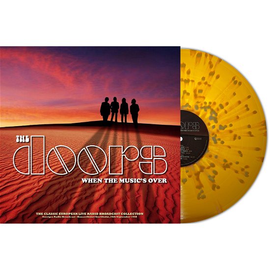 Cover for The Doors · When The Musics Over - Stockholm 1968 (Orange / White Splatter Vinyl) (LP) (2023)