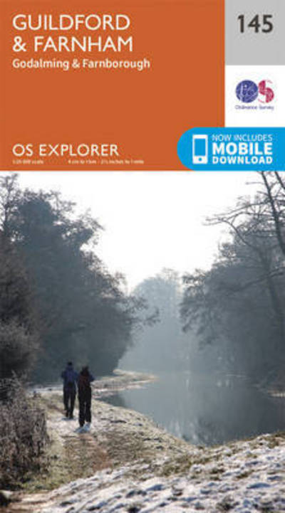 Cover for Ordnance Survey · Guildford and Farnham - OS Explorer Map (Landkarten) [September 2015 edition] (2015)