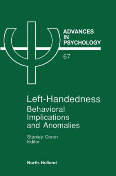 Cover for Coren Stanley Ed · Advances in Psychology V67 (Hardcover Book) (1990)