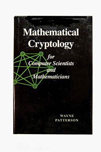 Cover for Patterson · Mathematical Cryptology CB (Hardcover Book) (1990)