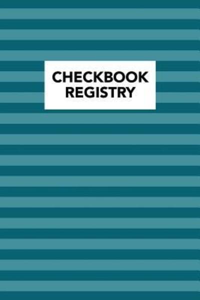 Cover for Arthur V Dizzy · Checkbook Registry (Paperback Book) (2019)