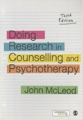 Cover for John McLeod · Doing Research in Counselling and Psychotherapy (Hardcover Book) [3 Revised edition] (2015)