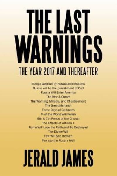 Cover for Jerald James · The Last Warnings (Paperback Bog) (2017)