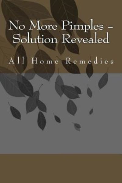 Cover for Sunny Kodwani · No More Pimples - Solution Revealed (Paperback Book) (2016)