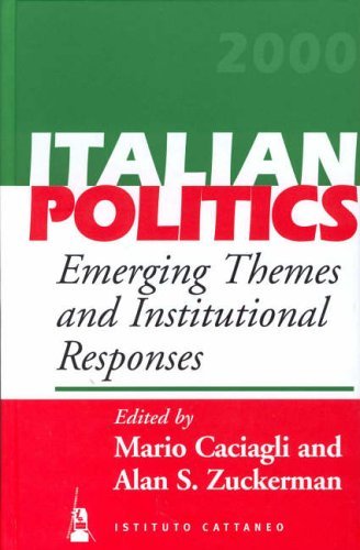 Cover for Istituto Carlo Cattaneo · Emerging Themes and Institutional Responses - Italian Politics (Hardcover Book) (2002)