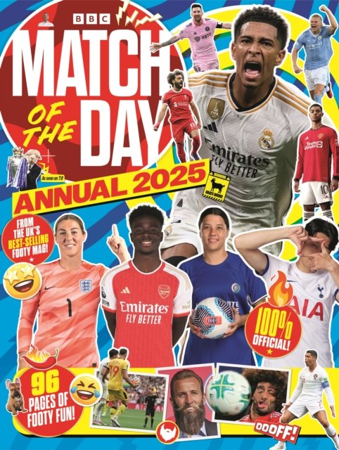 Cover for Match of the Day Magazine · Match of the Day Annual 2025 (Inbunden Bok) (2024)
