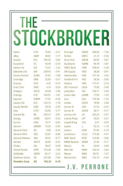 Cover for J V Perrone · The Stockbroker (Taschenbuch) (2019)