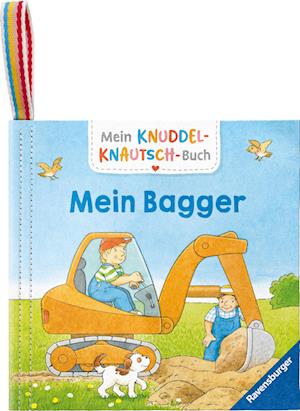 Cover for Sandra Grimm · Mein Knuddel-Knautsch-Buch - Mein Bagger (Book) (2025)