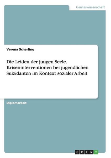 Cover for Scherling · Die Leiden der jungen Seele - (Book) [German edition] (2008)
