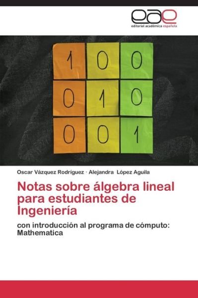 Cover for Vazquez Rodriguez Oscar · Notas Sobre Algebra Lineal Para Estudiantes De Ingenieria (Taschenbuch) (2015)