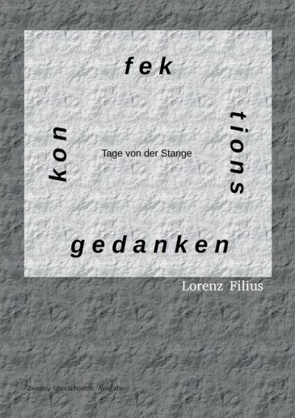 Cover for Lorenz Filius · Konfektionsgedanken: Tage von der Stange (Paperback Book) (2020)