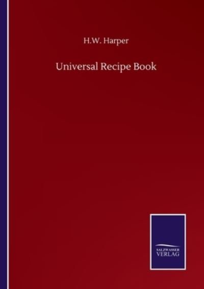 Cover for H W Harper · Universal Recipe Book (Paperback Book) (2020)