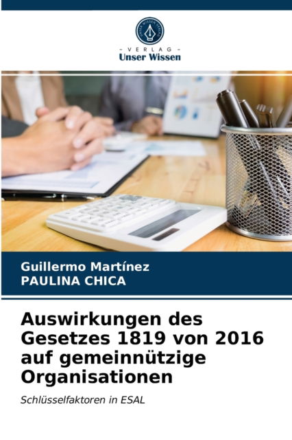 Cover for Guillermo Martinez · Auswirkungen des Gesetzes 1819 von 2016 auf gemeinnutzige Organisationen (Taschenbuch) (2021)