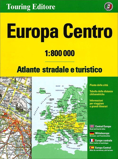 Europa Centro. Atlante Stradale E Turistico 1:800.000. Ediz. Multilingue - Aavv - Books -  - 9788836562381 - 