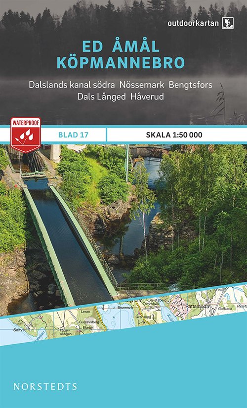 Cover for Norstedts · Outdoorkartan: Ed - Åmål - Köpmannebro (Hardcover Book) (2015)
