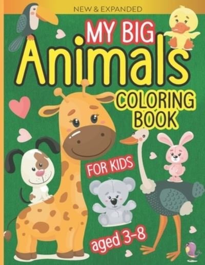 Cover for Focus Coloring Cave · My Big Animals Coloring Book for Kids Aged 3-8 (Pocketbok) (2020)