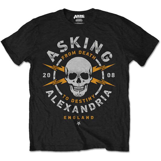 Asking Alexandria Unisex T-Shirt: Danger (Retail Pack) - Asking Alexandria - Merchandise -  - 9950670488381 - 