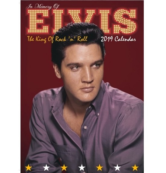 2019 Calendar - Elvis Presley - Merchandise - OC CALENDARS - 0616906764382 - 