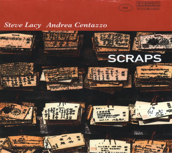 Cover for Centazzo,andrea / Lacy,steve · Scraps (CD) (2020)