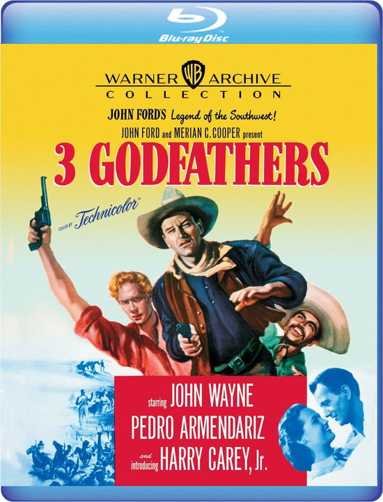 Cover for 3 Godfathers (1948) (Blu-ray) (2024)