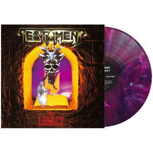 Cover for Testament · The Legacy (VINYL) [Blue &amp; Red Marble Colored Vinyl edition] (2025)