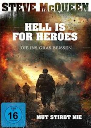 Cover for Mcqueen,steve / Darin,bobby / Parker,fess/+ · HELL IS FOR HEROES - DIE INS GRAS BEIßEN (DVD) (2024)