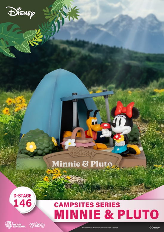 Minnie & Pluto - Diorama D-stage Campsite - Disney - Koopwaar -  - 4711385240382 - 