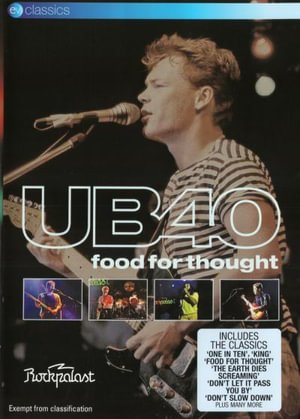 Cover for Ub40 · Food for Thought (DVD) (2009)