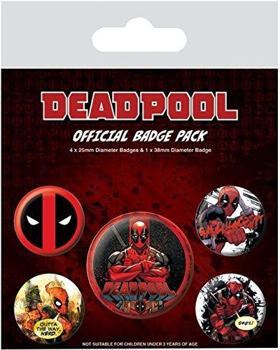 Deadpool (Pin Badge Pack / Set Spille) - Marvel: Pyramid - Merchandise - PYRAMID INT - 5050293805382 - February 7, 2019
