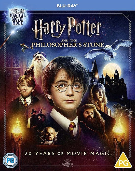 Cover for Harry Potter 1 Magical Mov BD · Harry Potter And The Philosophers Stone Magical Movie Mode (Blu-ray) (2021)