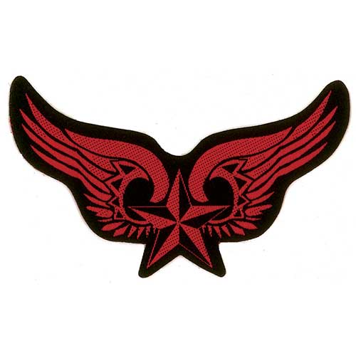 Generic Standard Woven Patch: Winged Nautical Star - Generic - Merchandise - Razamataz - 5055339711382 - 