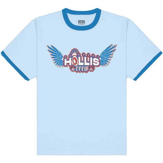 Run DMC Unisex Ringer T-Shirt: Hollis Crew - Run DMC - Koopwaar -  - 5056561029382 - 