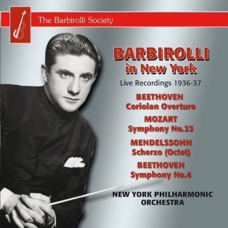 Cover for Barbirolli / N.Y.P.O. · Beethoven Mendelssohn Mozart - New York (CD) (2009)