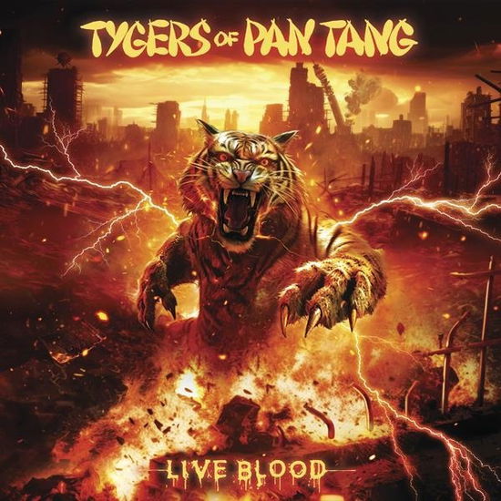 Cover for Tygers of Pan Tang · Live Blood (CD) (2022)