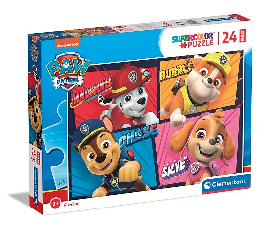 Cover for Clementoni · Puslespil, Maxi Paw Patrol, 24 brikker (Pussel) (2023)