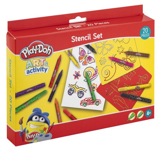Stencil Set (160015) - Play-doh - Merchandise -  - 8715427090382 - 