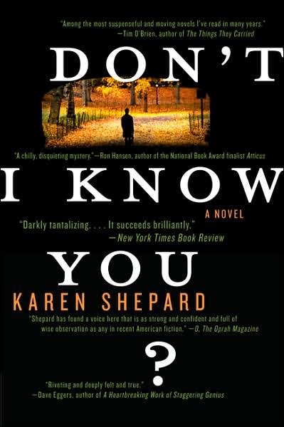 Cover for Karen Shepard · Don't I Know You?: a Novel (Paperback Book) [Reprint edition] (2007)