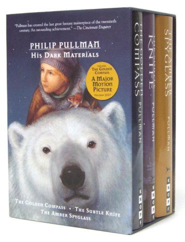 His Dark Materials Trilogy (The Golden Compass; the Subtle Knife; the Amber Spyglass) - Philip Pullman - Livros - Knopf Books for Young Readers - 9780375842382 - 1 de setembro de 2007