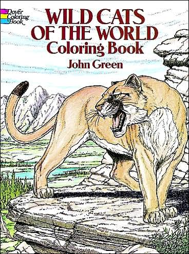 Wild Cats of the World Coloring Book - Dover Nature Coloring Book - John Green - Gadżety - Dover Publications Inc. - 9780486256382 - 28 marca 2003